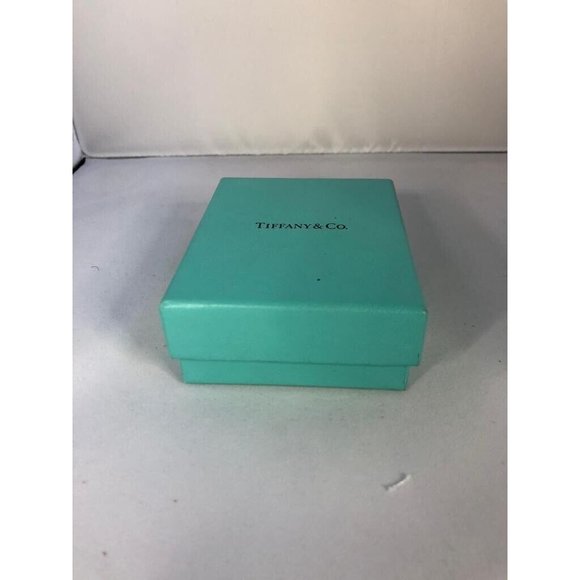 Tiffany & Co Jewelry Empty Gift Box Storage Blue Small  3.7" x 3" x 1.3" - Picture 8 of 9